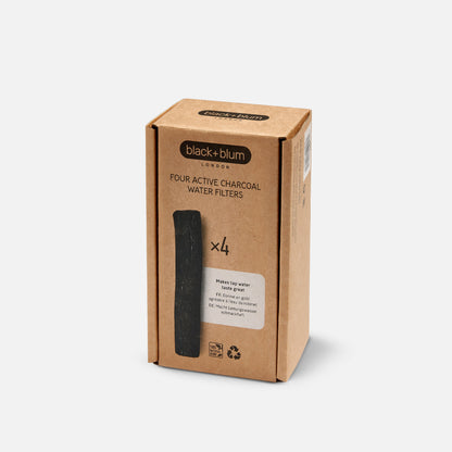 ACTIVE CHARCOAL WATER FILTER x 4