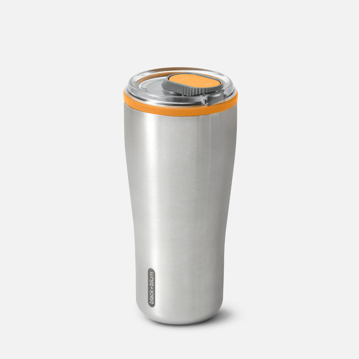 insulated travel tumbler orange