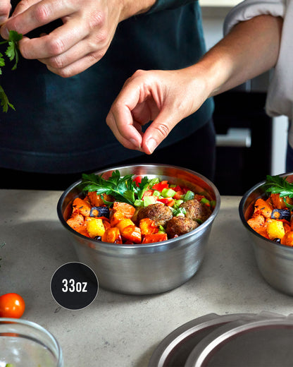 MEAL PREP BOWL SET X5