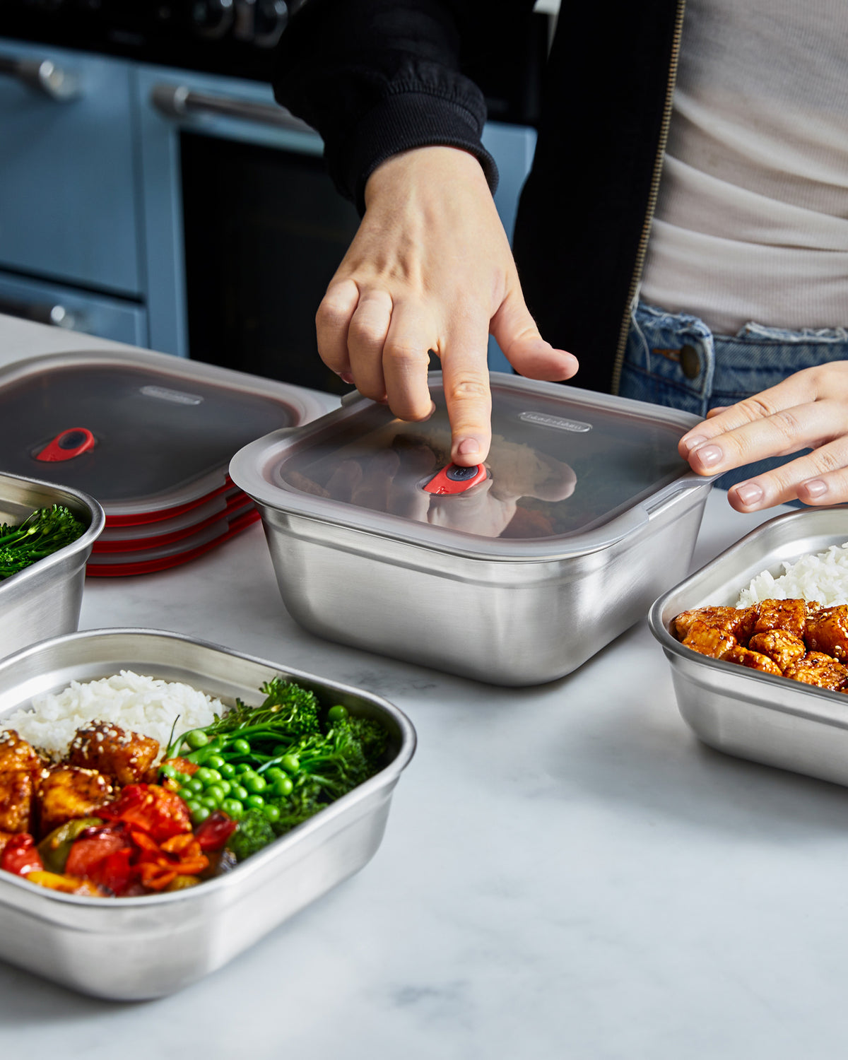 MEAL PREP SQUARE BOX SET X2