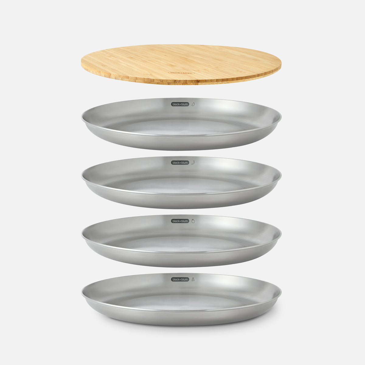 STAINLESS STEEL PLATE SET