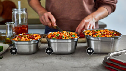 Meal Prep Stainless Steel food containers